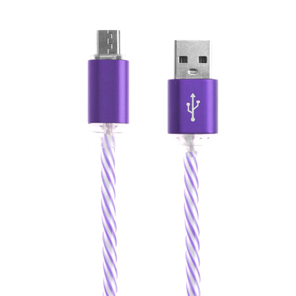 Dây cáp sạc có đèn LED cho điện thoại Android