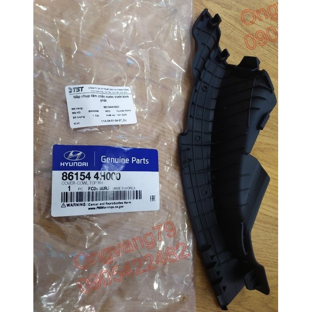 Ốp nhựa chân kính chắn gió xe Hyundai Starex - giá 1 cái - Ms: 861534H000, 861544H000