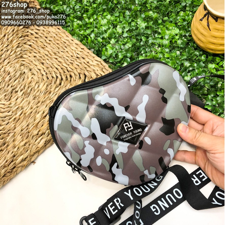 Túi trái tim da beo