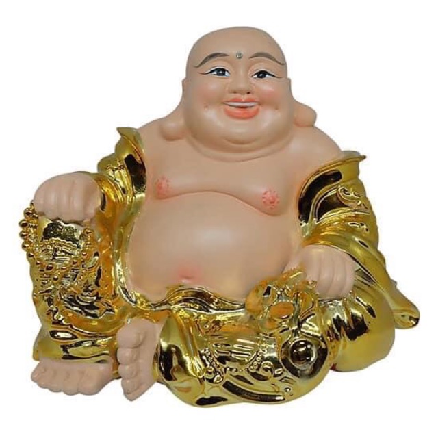 Tượng Phật Di Lặc xi vàng cao 25cm rẻ