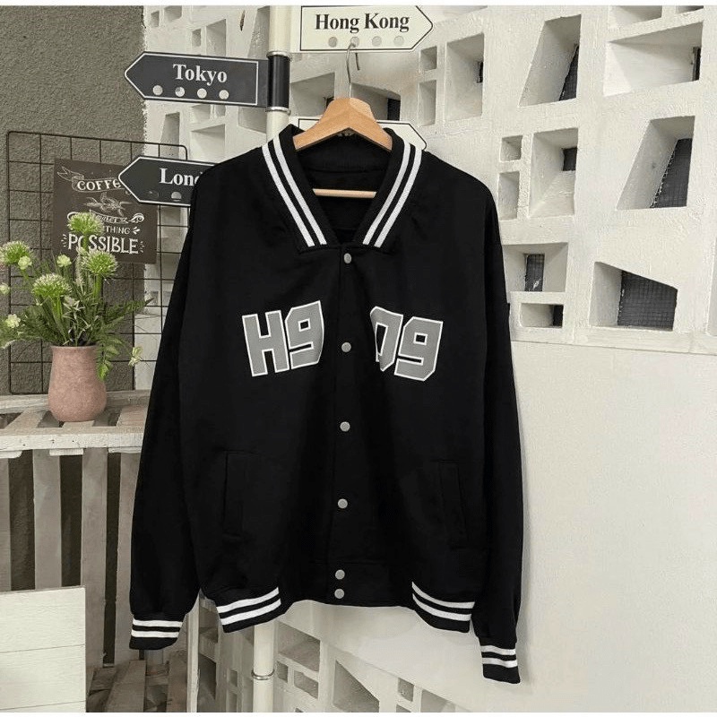 ÁO KHOÁC DÙ BOMBER PHỐI HẠO TIẾT H909 THỜI TRANG SIÊU XINH PHONG CÁCH ẤN TƯỢNG