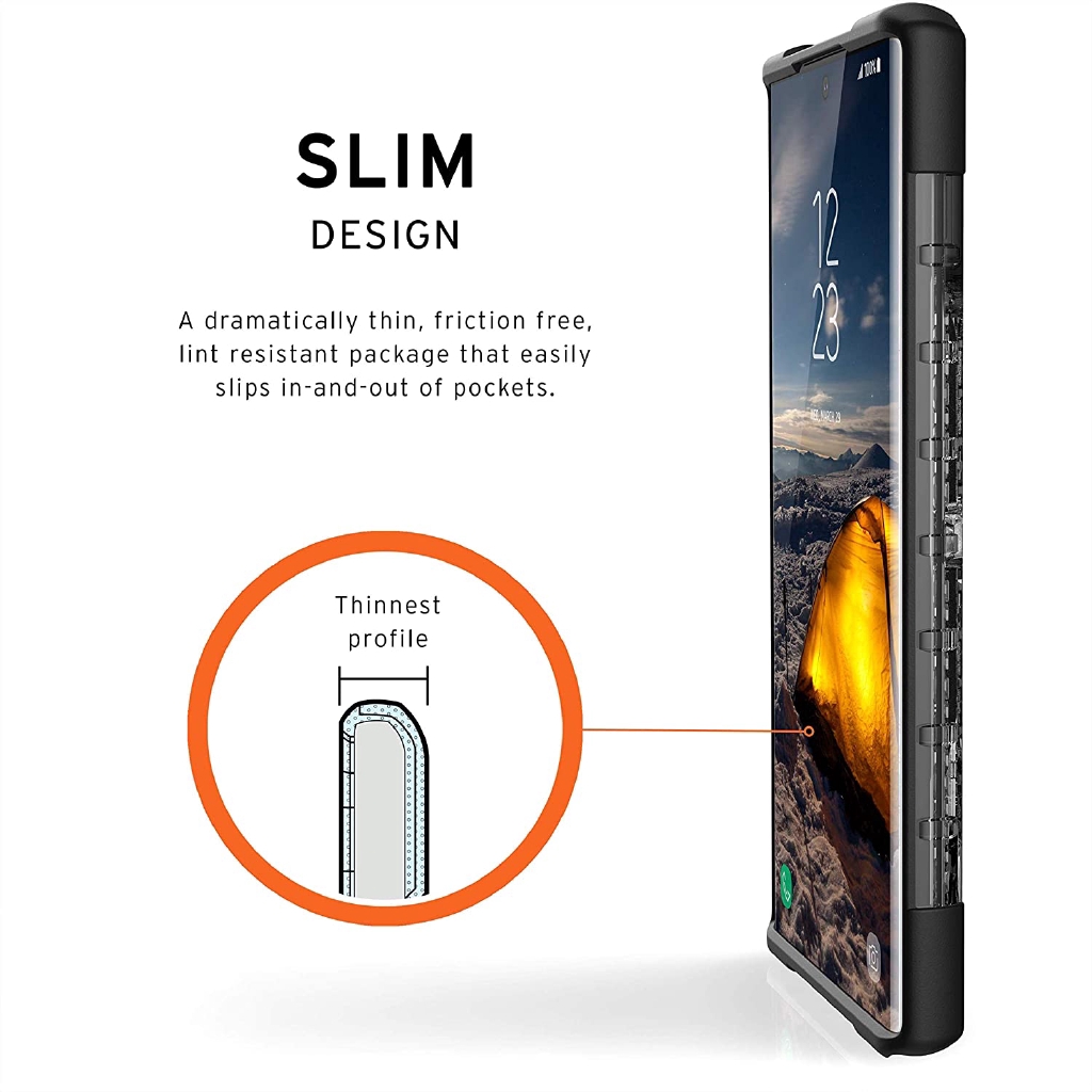 Ốp điện thoại UAG plasma chống sốc kiểu quân sự cho Samsung Galaxy S21 Ultra Note20 Note 10 Plus Note 8 9 Samsung S10 Plus 5G