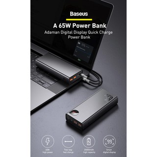 Sạc dự phòng Baseus Adaman 20000mAh 65W PPADM65
