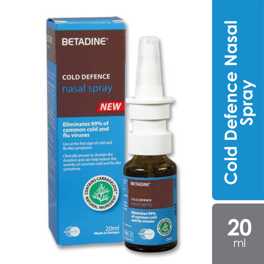 Betadine Cold Defence Nasal Spray - Betadine xịt mũi người lớn & trẻ em