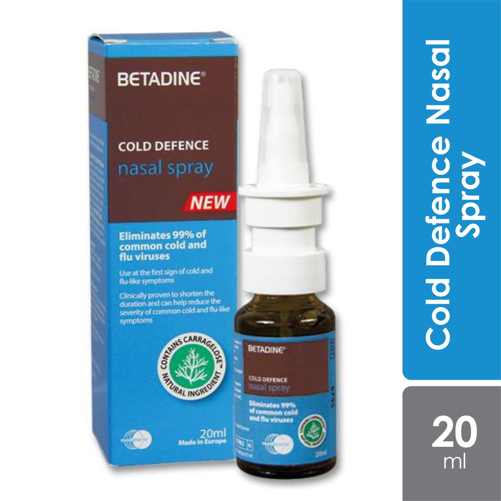 Betadine Cold Defence Nasal Spray - Betadine xịt mũi người lớn &amp; trẻ em