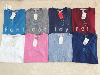 Áo cotton f21