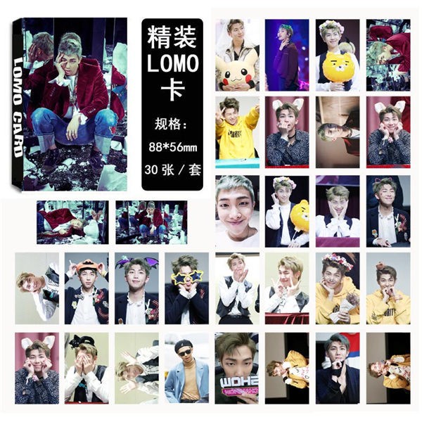 Hộp ảnh Lomo card BTS 5x8 WINGS V album ảnh idol thần tượng Hàn Quốc