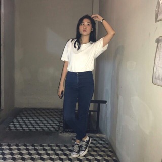 Áo phông cổ tròn 100% hình thật