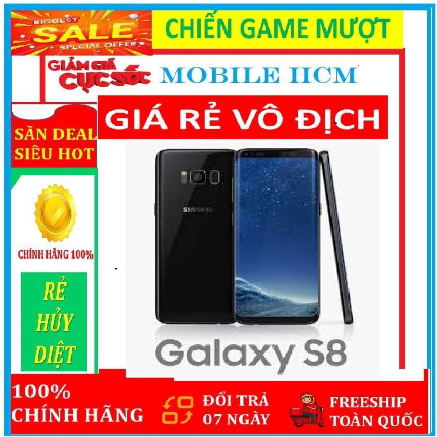 điện thoại Samsung Galaxy S8 Plus 1sim+ 2sim Chính Hãng - ram 4G/64G, chơi Game PUBG/Free Fire ngo