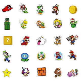 Sticker dán cao cấp NẤM MARIO Cực COOL ms#162