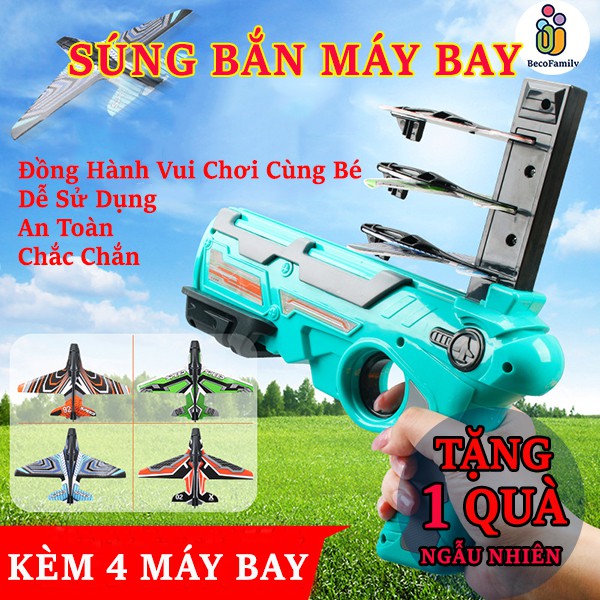 Đồ chơi phóng máy bay phóng máy bay Tro choi phi đội máy bay Máy Bay Khởi Động Liên Tục Trận Chiến Không Khí