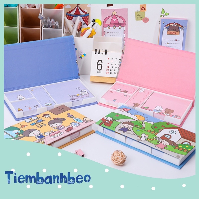 Set Giấy Note Nhiều Mẫu Dễ Thương, Giấy Note Galaxy Các Loại