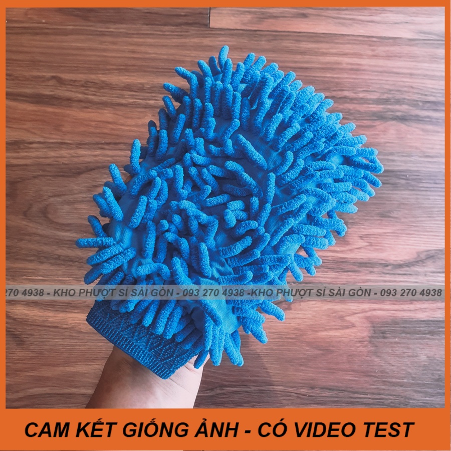 Dụng cụ rửa xe máy bao tay bọt biển tạo bọt - Găng tay rửa xe máy tạo bọt tiện dụng