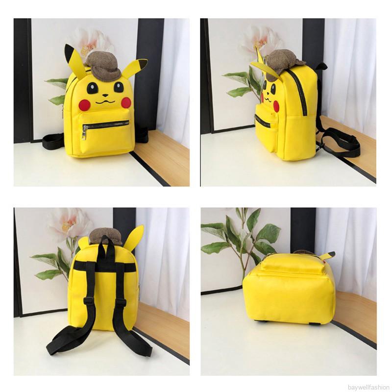 Ba Lô In Hình Pikachu Hoạt Hình Cho Bé