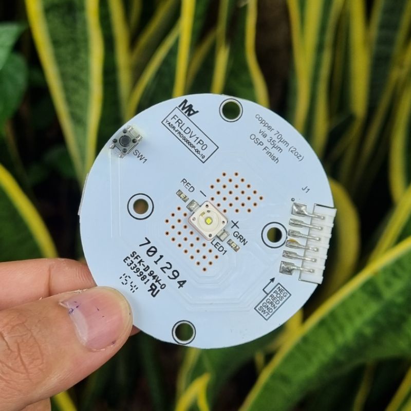 Bảng đèn led 3.8V 4.2V 6W ánh sáng trắng đế nhôm tản nhiệt 58mm - LT Shop