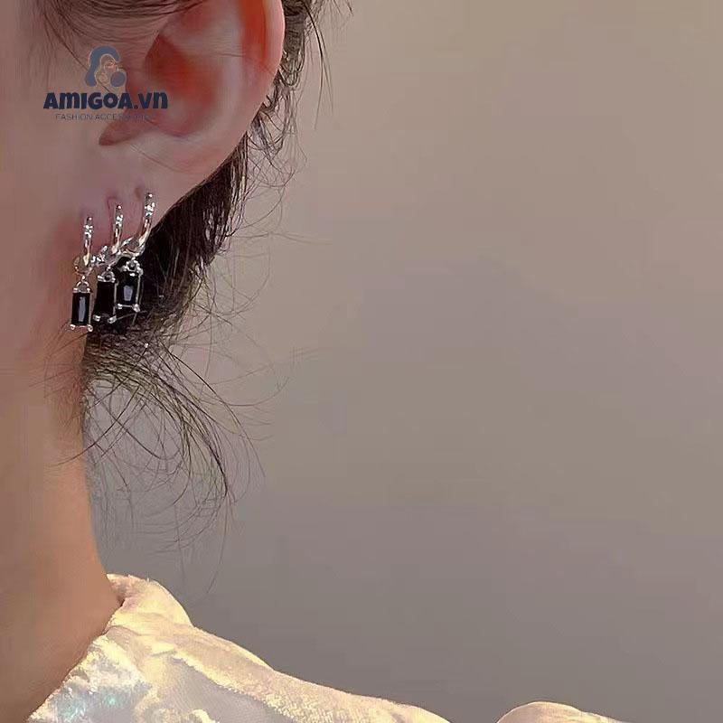 ✨✨Khuyên Tai Đính Đá Zircon Phong Cách Ngọt Ngào Cá Tính Dành Cho Nữ