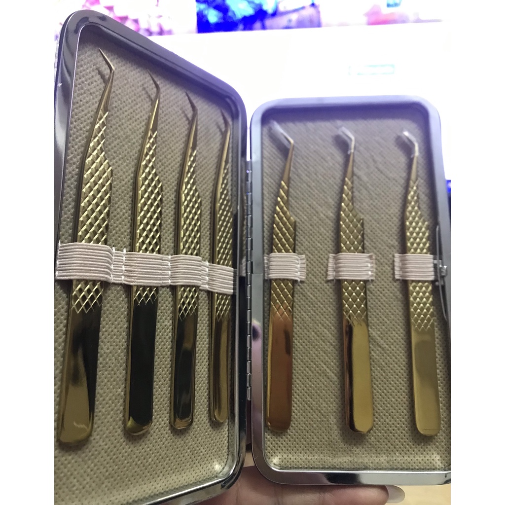 Nhíp Tách Nối Mi Pakistan Loại Cao Cấp, Nhíp Nối Classic, Nối Volume, Tạo Fan Lắc, Nhíp Tạo Fan Làm Từ Thép Không Gỉ