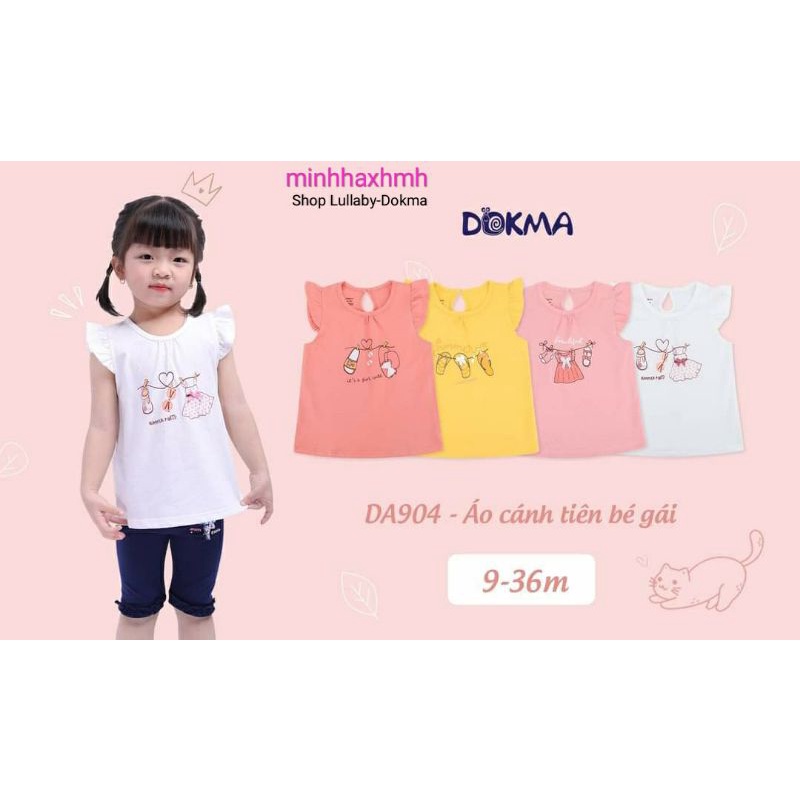 [DOKMA] Áo cánh tiên cotton họa tiết 2022 đẹp/mát, mềm (6-36m)