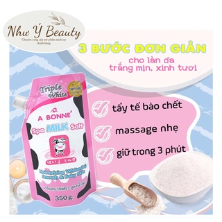 Muối tắm sữa bò tẩy tế bào chết A Bonne Spa Milk Salt Thái Lan 350gr