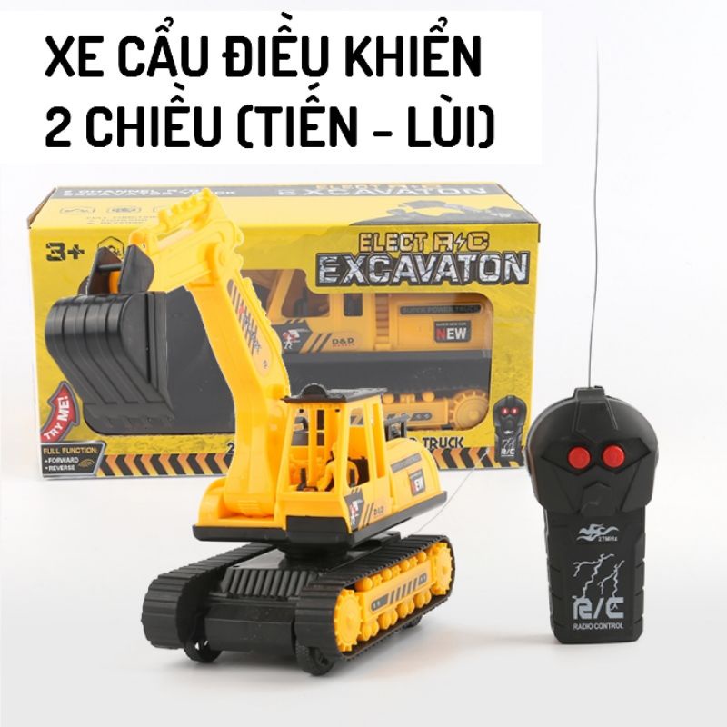 ☾☁Xe cần cẩu điều khiển từ xa - xa 2 chiều