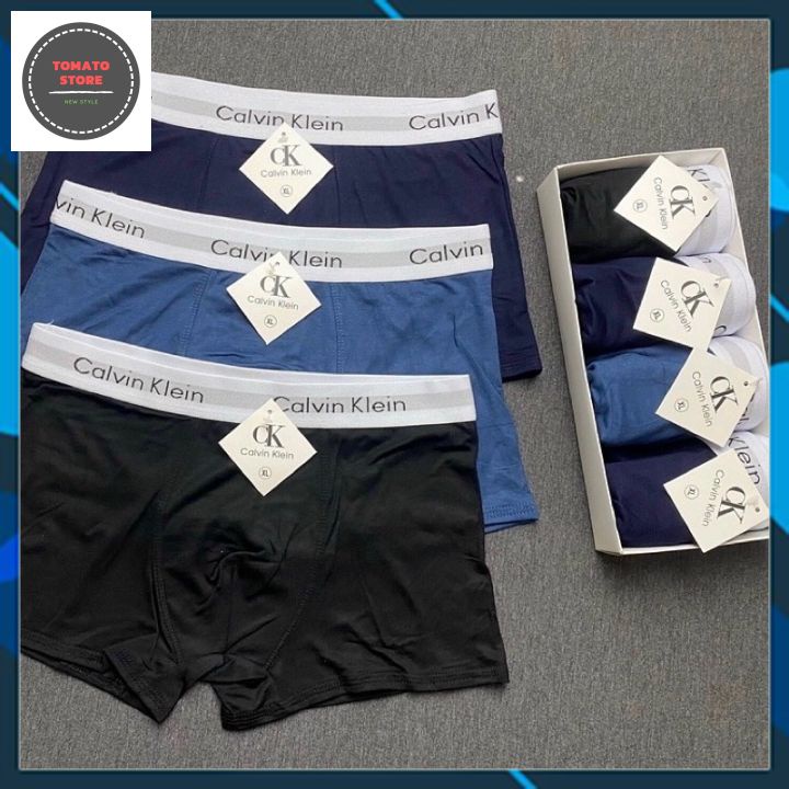 Quần lót nam boxer, quần sịp nam đùi cotton thun lạnh cao cấp co dãn 4 chiều -TM1018