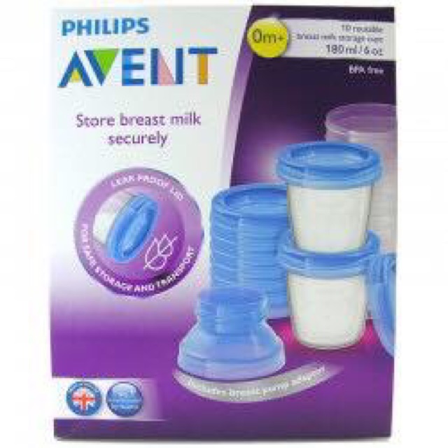 Cốc trữ sữa Avent