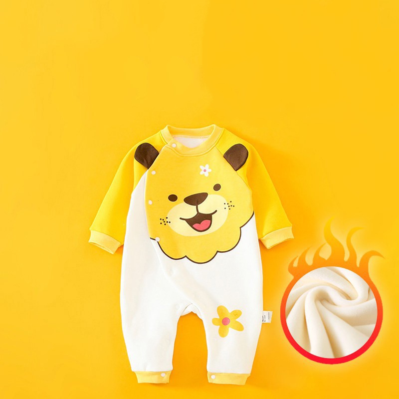 Body Dài Tay cho Bé mẫu quần áo trẻ em sơ sinh hình Kỳ Lân hồng chất Cotton Mềm Mịn từ 3-12kg