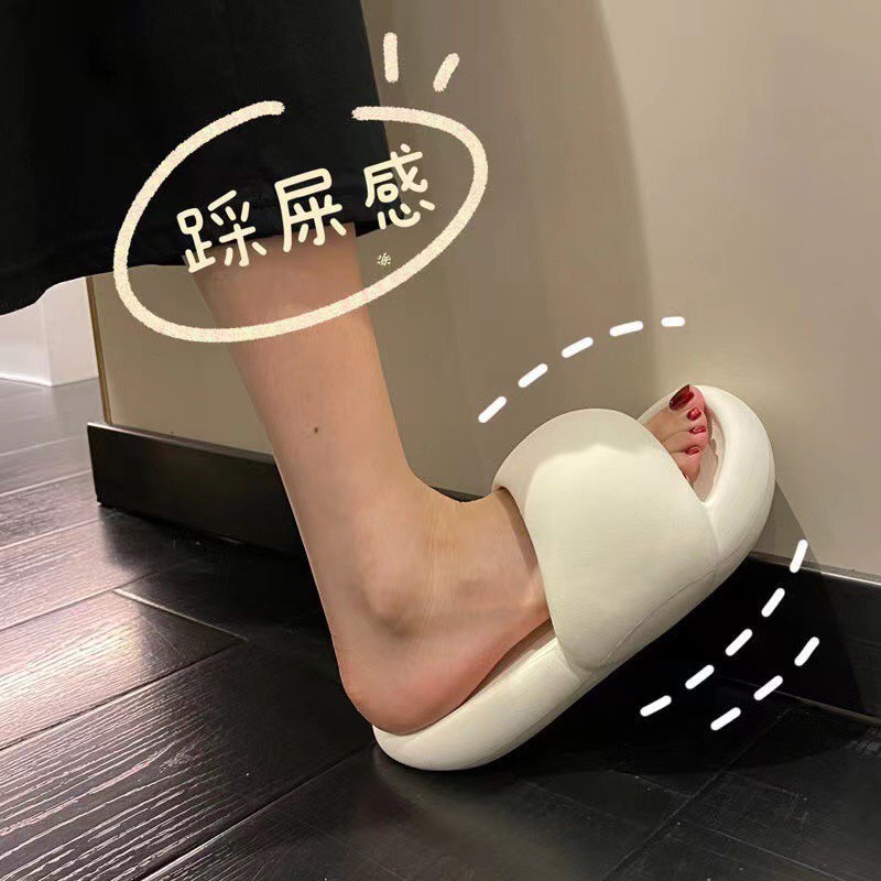 Dép Bánh Mì Nam Nữ Quai Ngang Đế Đúc 3cm Chống Trượt, Siêu Êm Thời Trang