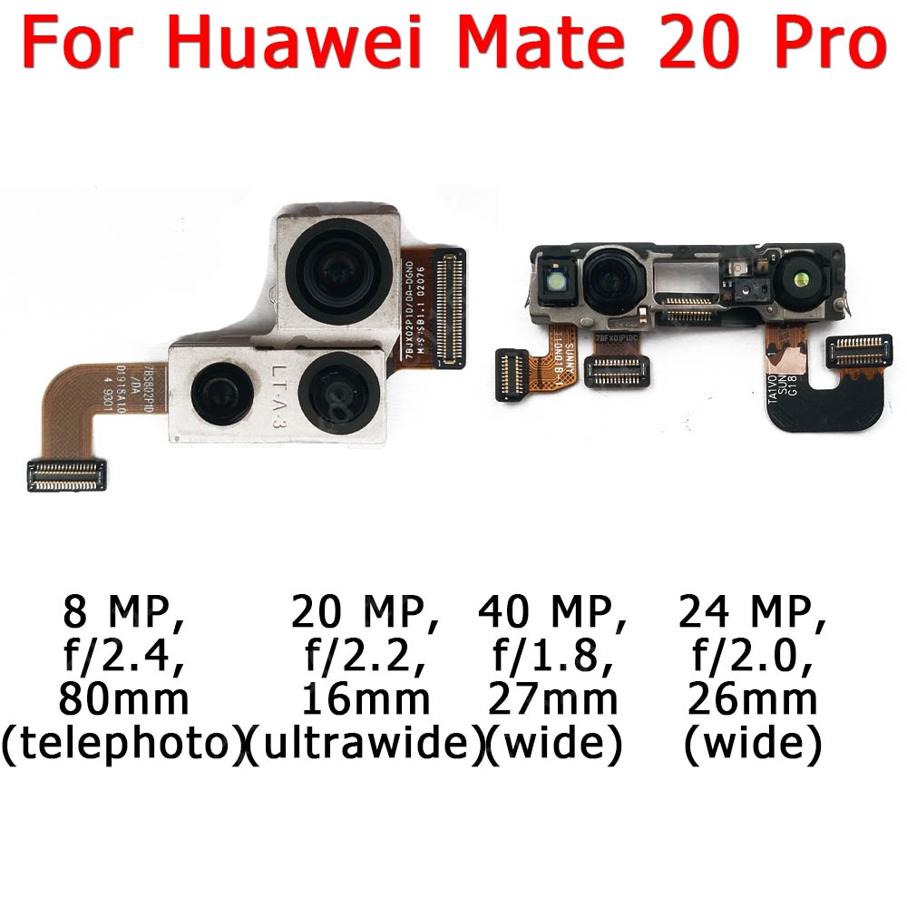 Camera Trước Sau Chất Lượng Cao Thay Thế Chuyên Dụng Cho Huawei Mate 20 Lite Mate20 Pro X 20X Selfie