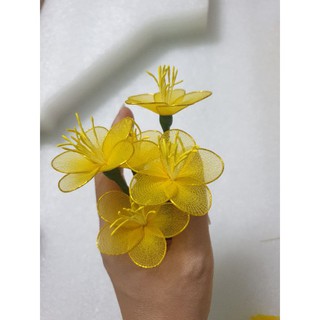 Combo 100 Hoa mai bằng vải voan
