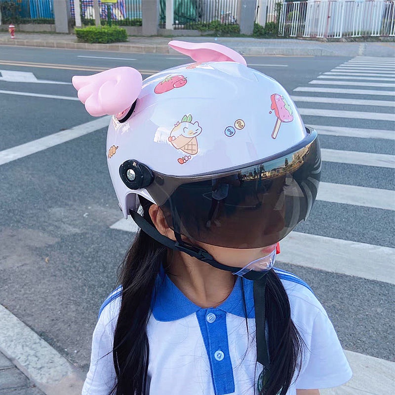 T[Giao hàng nhanh tại tỉnh Hà Bắc ｜ Số 2 trongnh sách bán chạy nhất] Mũ bảo hiểm trẻ em Xe ô tô điện tự làm cho bé tr