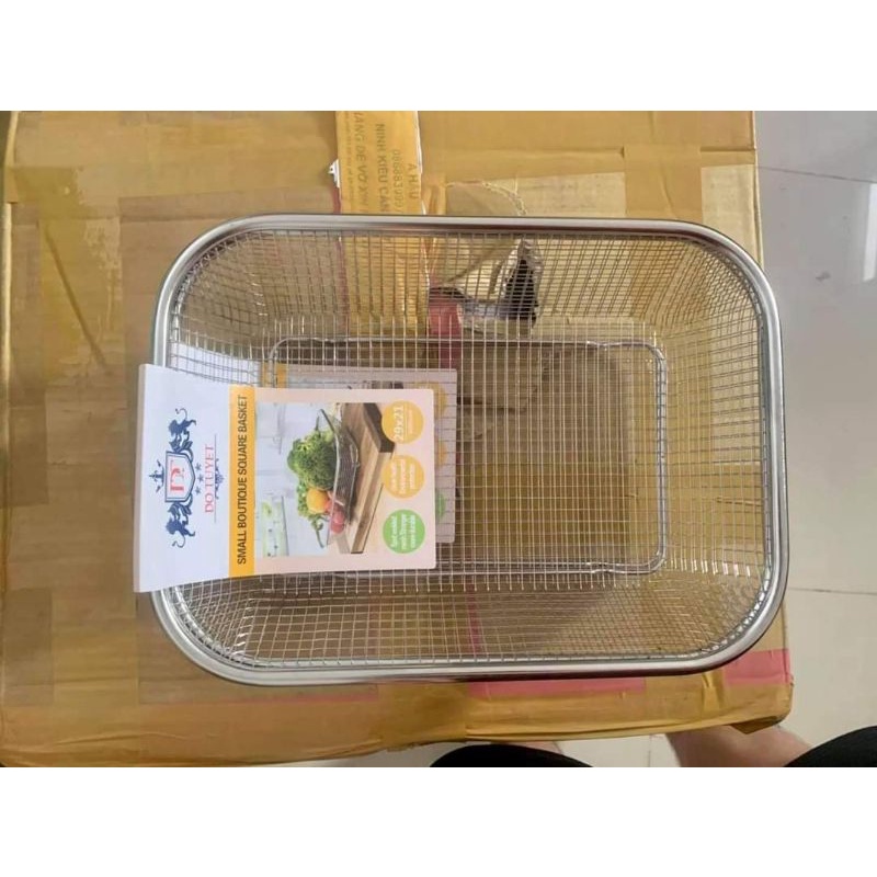 Rổ lưới inox 1 cặp