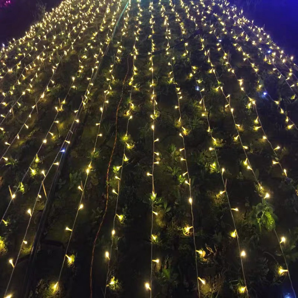100M Dây Đèn Led Trang Trí 8 Chế Độ Chớp Nháy 600 Bóng Đủ Màu Cắm Điện - Dây Đèn Trang Trí Cửa Hàng Lễ Tết