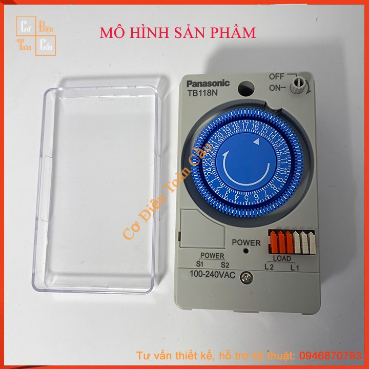 Rơ le thời gian thực - đồng hồ hẹn giờ - Timer hẹn giờ Panasonic TB118N TB118