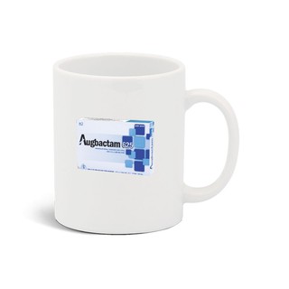 Cốc in hình Aug bactam 625mg Viên MKP Hộp 2 vỉ x 5 viên