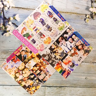Set 3 tấm sticker hình dán bts