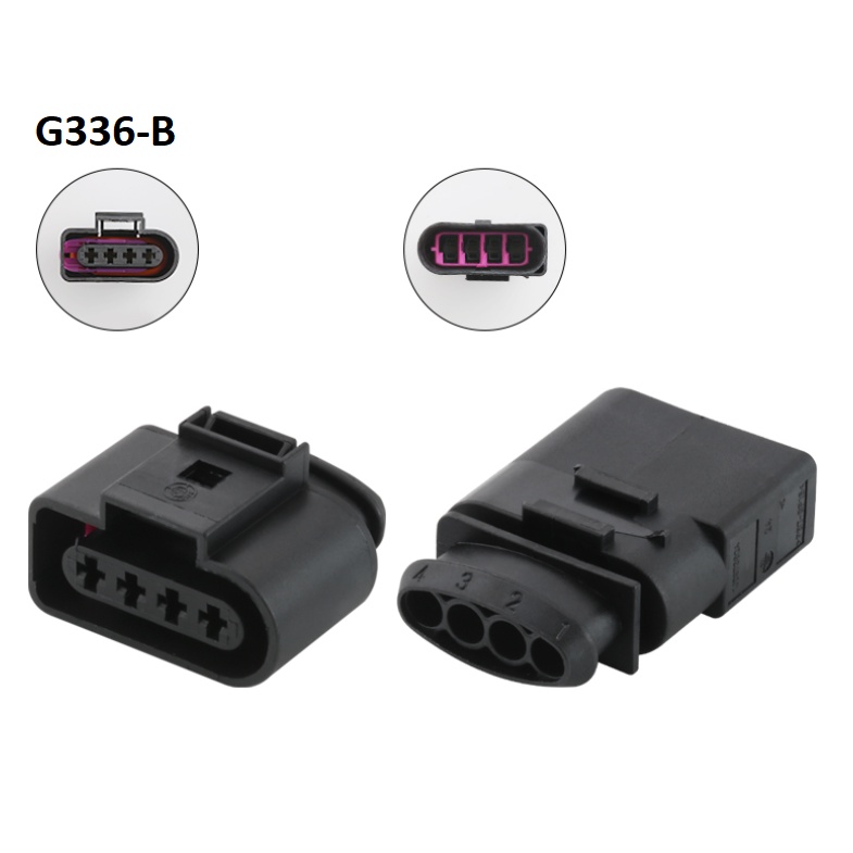 G336-Giắc cắm mopin Passat B5 4 lỗ 3.5mm