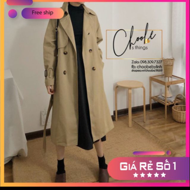 Áo khoác măng tô cho nam nữ