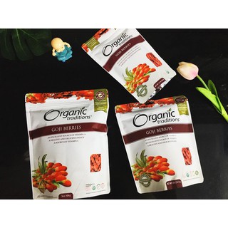 [CHÍNH HÃNG TÚI ZIP] Kỳ tử hữu cơ Tradition Organic (100g-227g-454g)