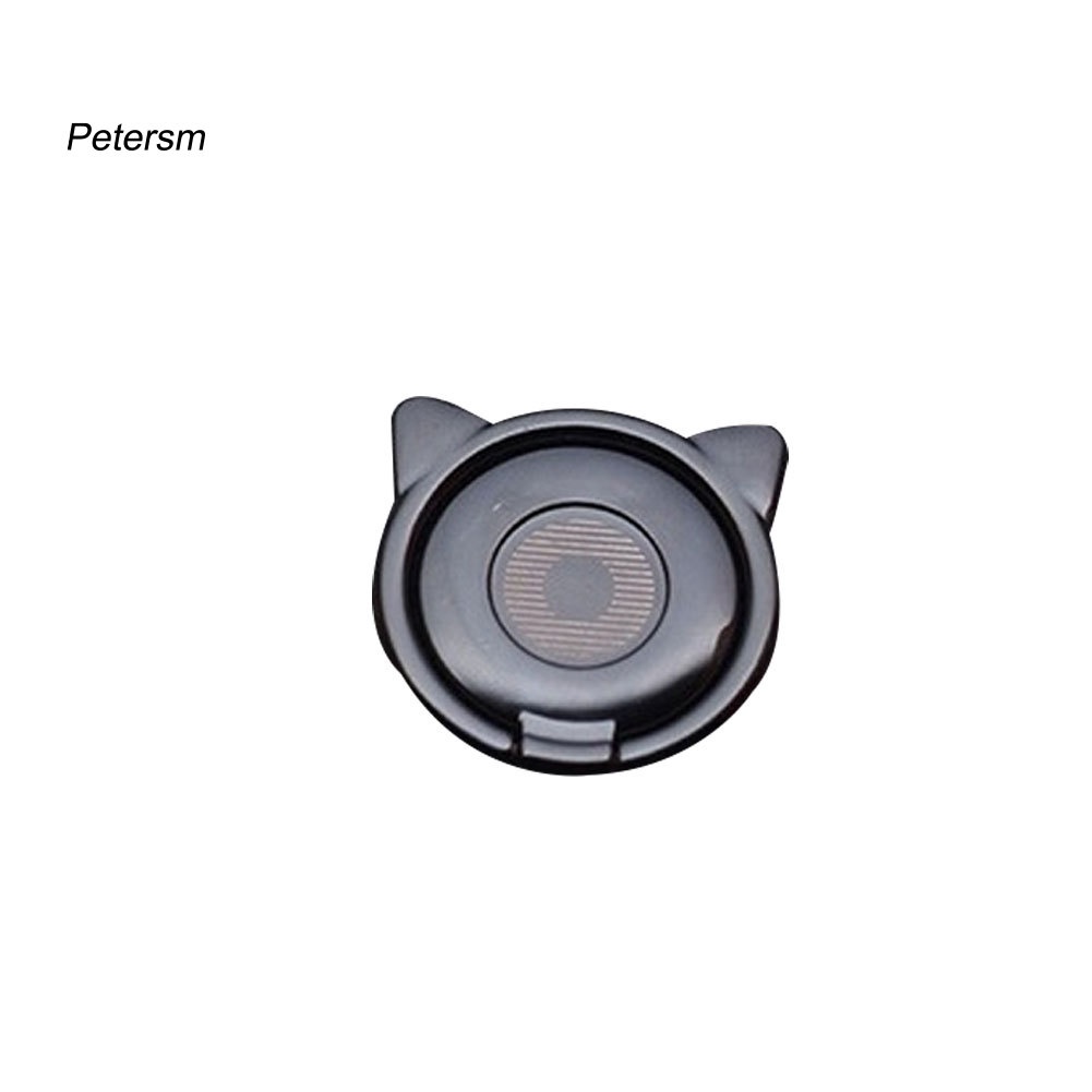 [PE]Universal Rotated Cute Cat Ears Metal Mobile Phone Finger Ring Holder Grip Stand