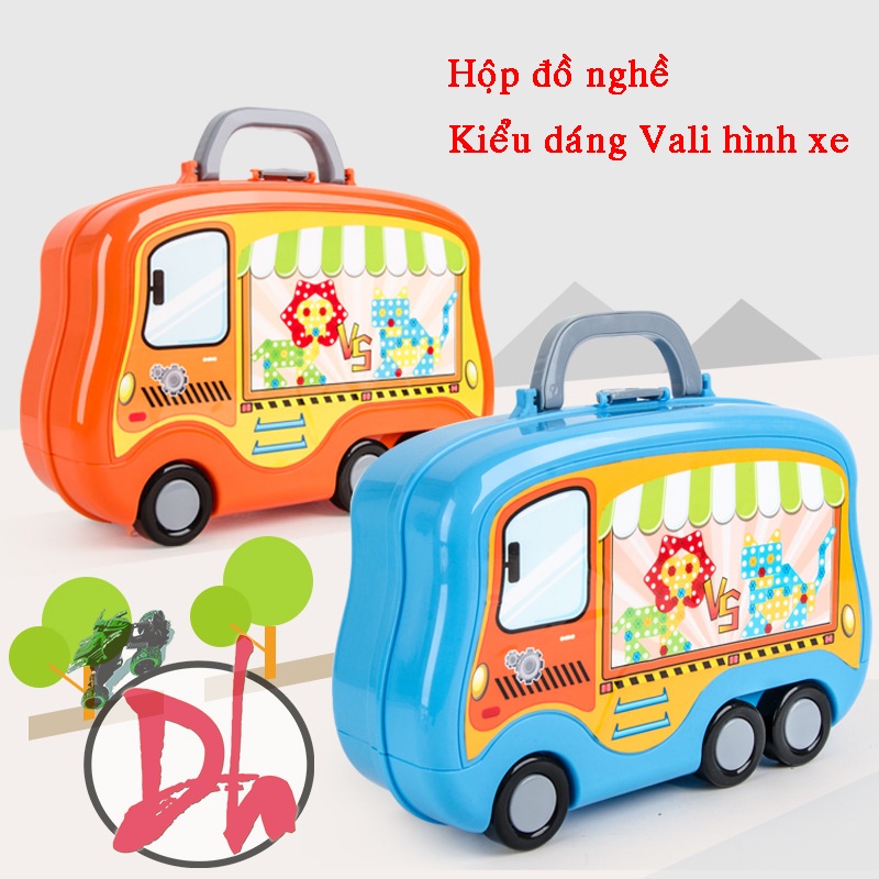 Bộ lắp ghép ốc vít kèm máy khoan vít