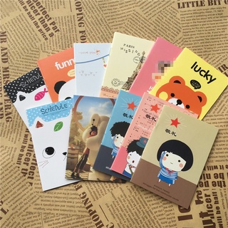 Sổ Tay Mini In Họa Tiết Hoạt Hình Dễ Thương Giao Màu Ngẫu Nhiên 32 Trang