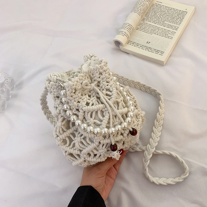 Túi Đeo Vai Đan Lát Thiết Kế Đơn Giản Thời Trang Cho Nữ