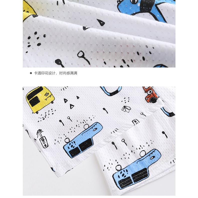 Bộ Đồ Ngủ Sát Nách Chất Liệu Cotton Phối Lưới Xuyên Thấu Không Tay Kích Thước 80-150cm Phong Cách Hàn Quốc Cho Bé