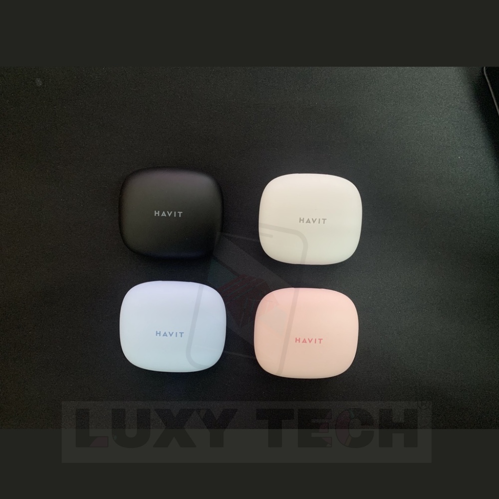 Tai Nghe TWS HAVIT TW959, Bluetooth 5.1, Độ Trễ 0.065s, Kháng Nước IPX4, Nghe Đến 20H - Chính Hãng