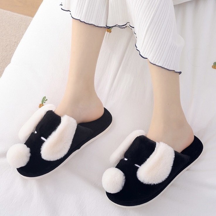 Dép Hình Chó Bông Mang Trong Nhà Chống Trơn Trượt Cho Nam ,Nữ Cực Cute