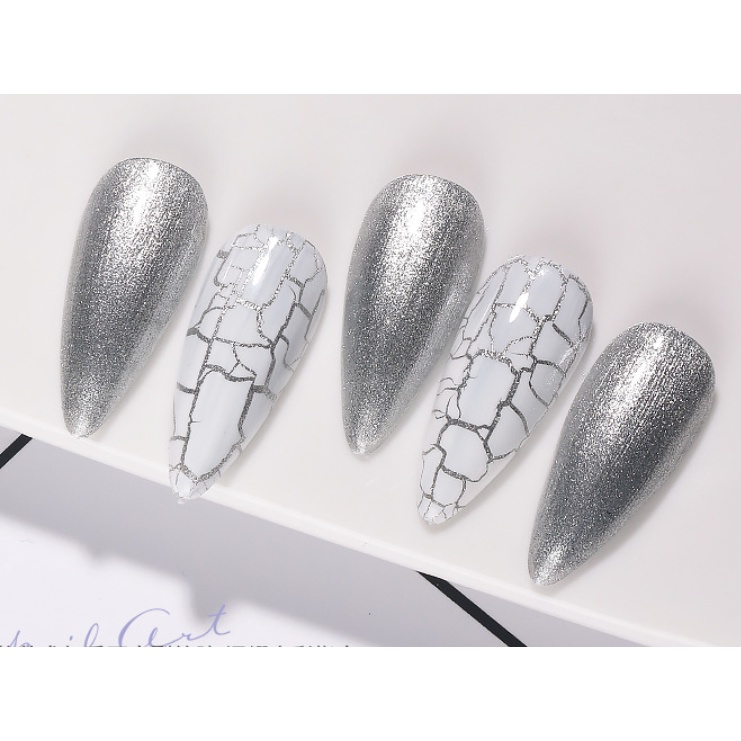 Gel Sơn Móng Tay Họa Tiết Vết Nứt Độc Đáo Thời Trang