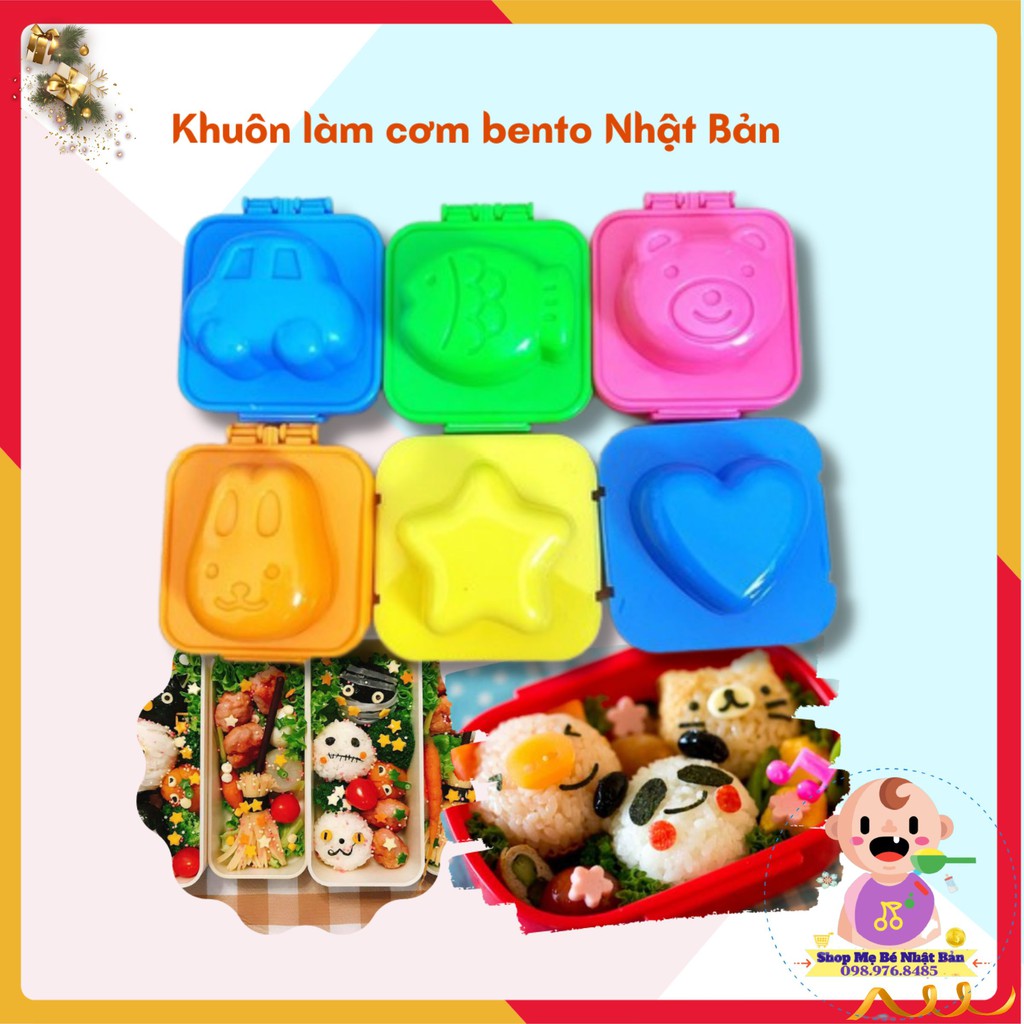 Khuôn Làm Cơm Bento Nhật Bản - Cho Bé