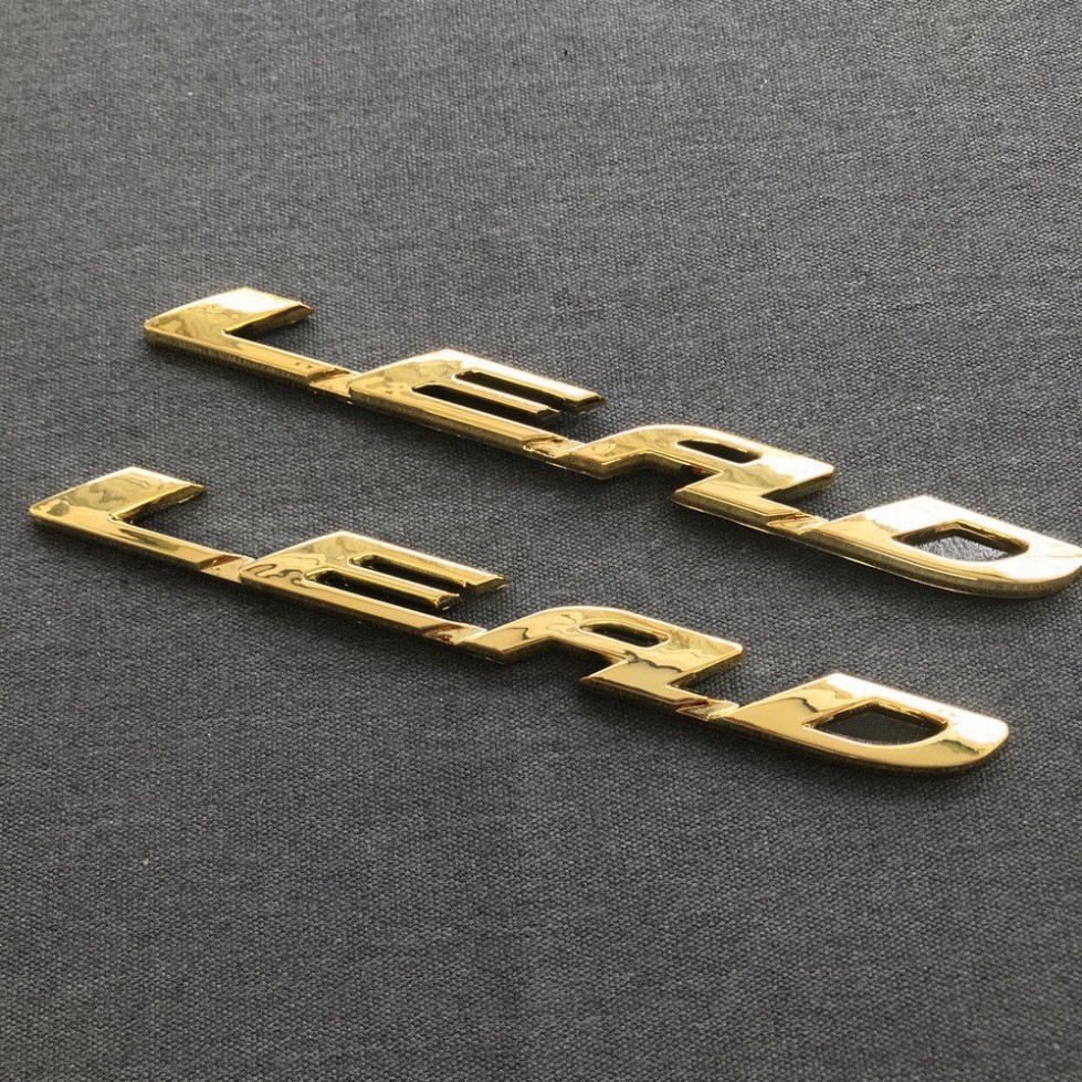 Bộ Tem Logo Nổi Xe Lead Cực Đẹp < giá 1 đôi>