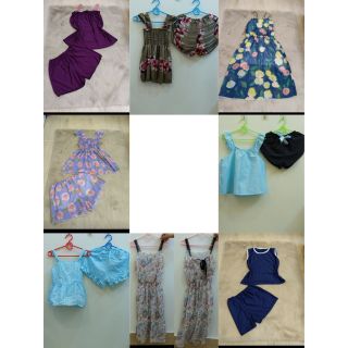 Tổng hộp đầm nhún 2 dây maxi
